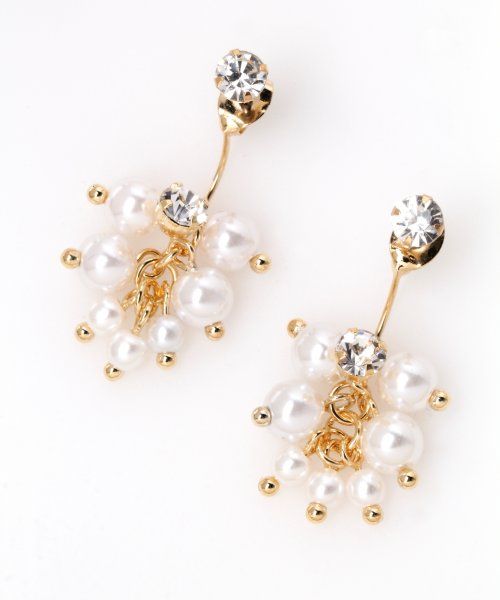 ジャラパールバックピアス/mikoa