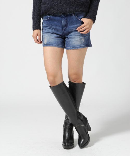 カコウデニムショートパンツ(turno jeana)