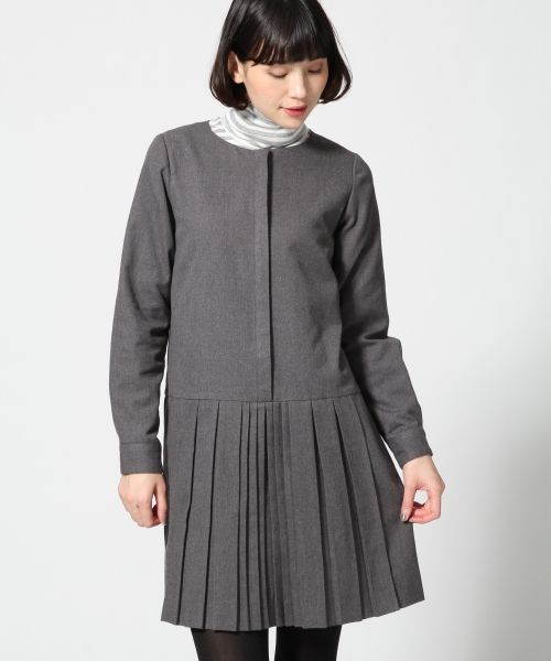 プリーツキリカエワンピース