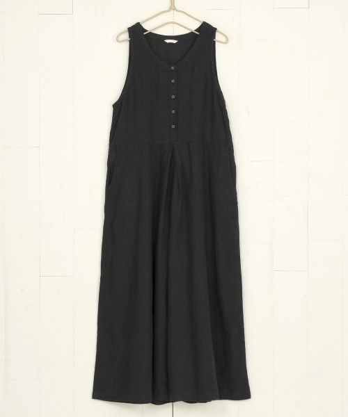 コットンリネン起毛アソートサロペットパンツ