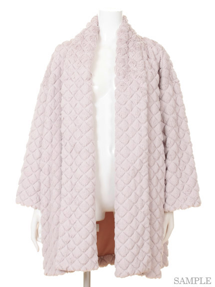 キルティングファーコート