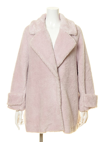 フェイクファーコート