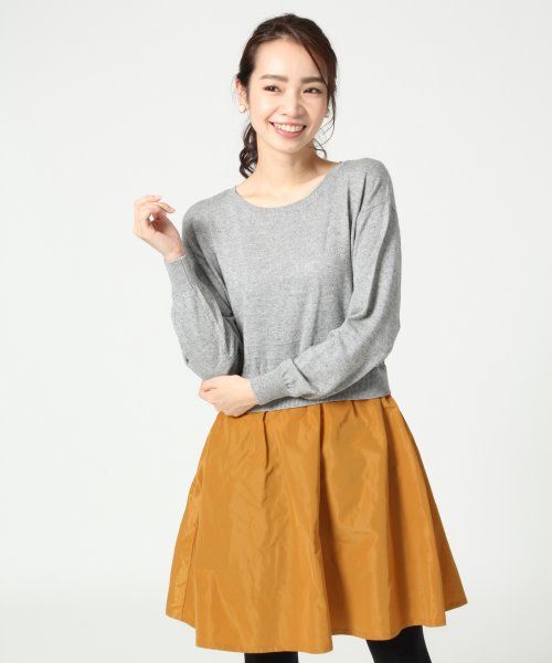 12GCVW*タフタワンピース