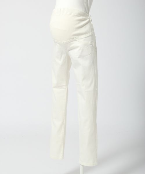 【店舗限定販売】マタニティ／ストレッチムジスリムパンツ