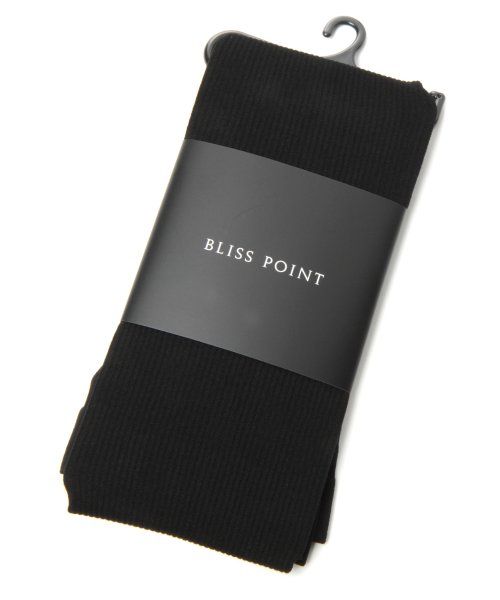 リブ80デニールタイツ