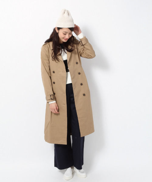 ロングタックトレンチコート