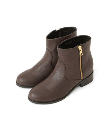 サイドジップショートブーツ