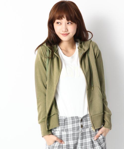 MYスウェットZIPパーカーロングスリーブ