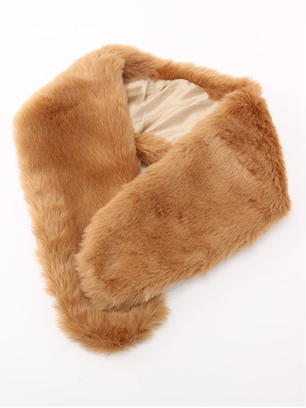 フェイクファーマフラー