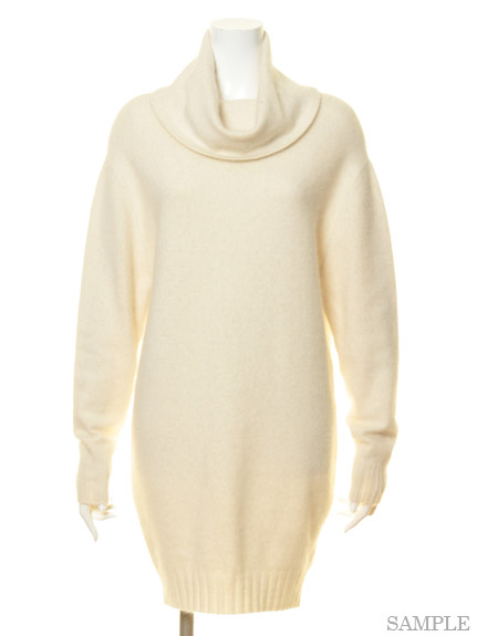 タートルニットワンピ