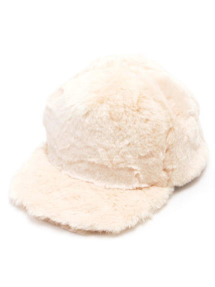 フェイクファーキャップ