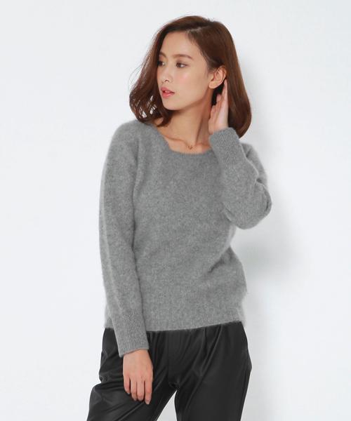 【BAILA1月号掲載】ホールガーメントカシミヤニット