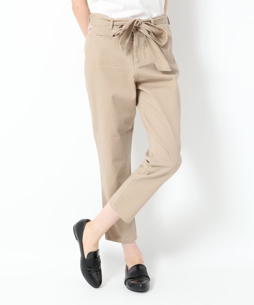 サッシュリボンツキチノパンツ