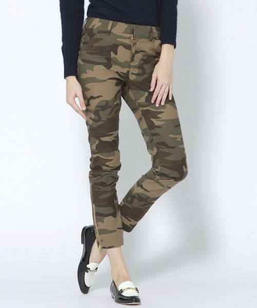 迷彩スキニーパンツ