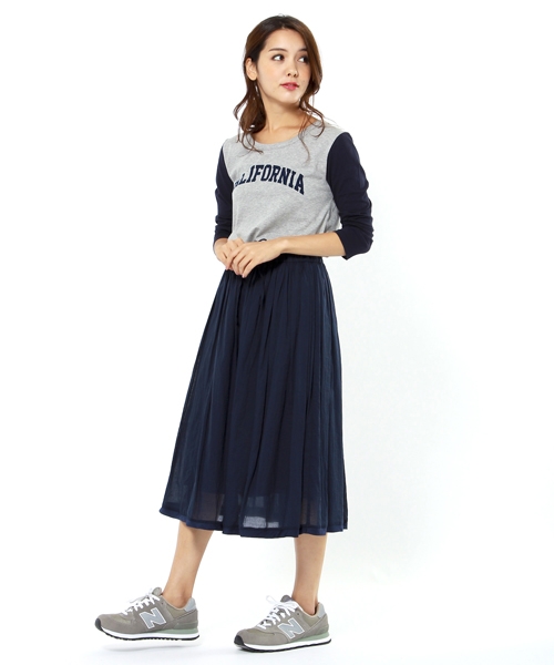 ボイルギャザースカート