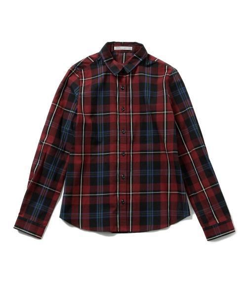 チェックシャツ