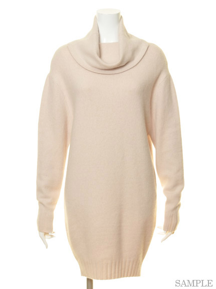 タートルニットワンピ