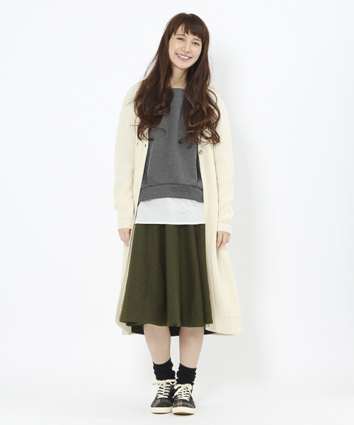 ［WEB STORE限定］ニットロングカーディガン