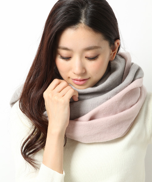 バイカラーストール/mikoa