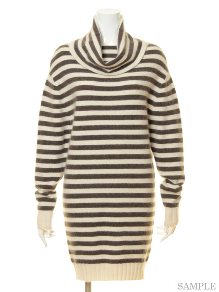 タートルニットワンピ