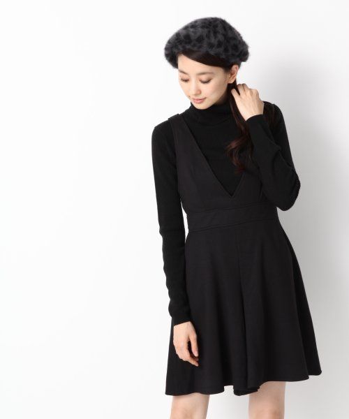 デニムサーキュラーサロペット