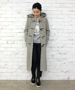 ひざ丈ダッフルコート