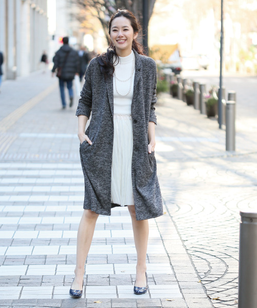 カットロングチェスターコート