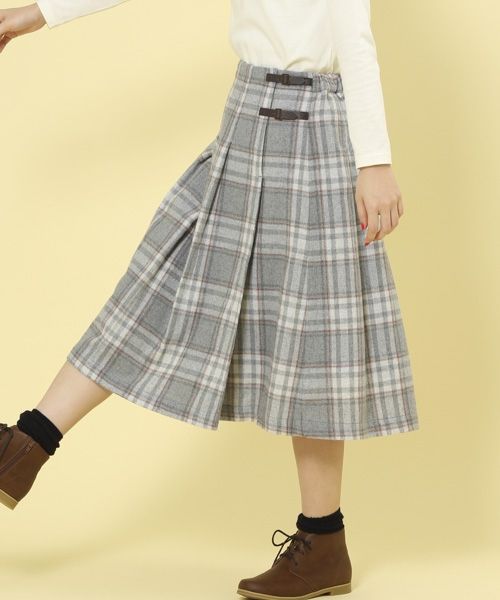 フラノアソートチェックスカート