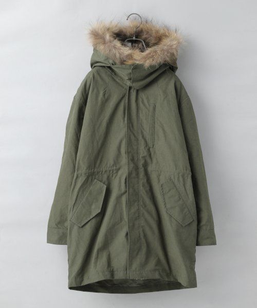 ファーミリタリーモッズコート