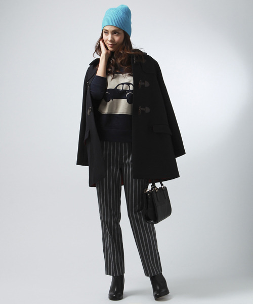 ウールストライプパンツ