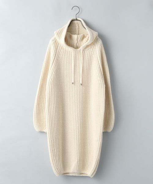 3Gアゼフードニットワンピース