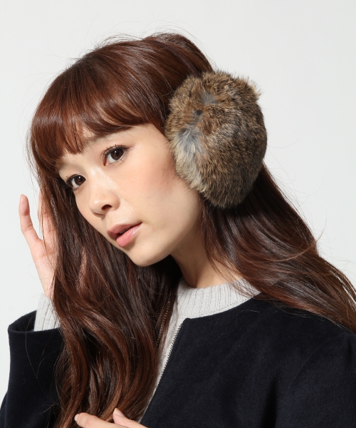 ラビットファーイヤーマフ
