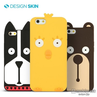 キャラクターがかわいい「DESIGN SKIN ZOO LOOK」（iPhone 6/6s対応）2,500円（税抜）