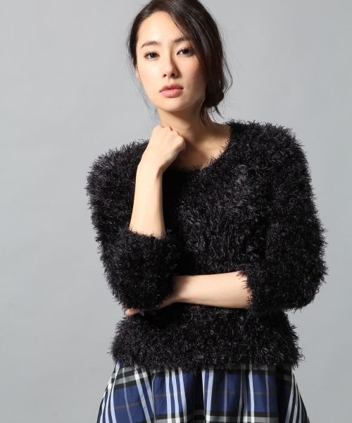 3ゲージフェザーヤーンプルオーバー