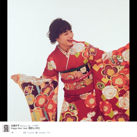 広瀬すず／Twitterより