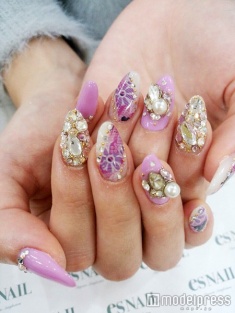 パステルパープル／画像提供：esNAIL