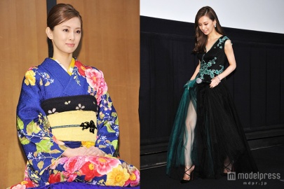 北川景子のドレスアップをチェック