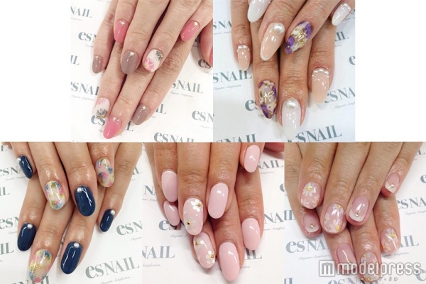もう待てない！冬でもOK“フラワーネイル”で一足先に春気分♪／画像提供：esNAIL