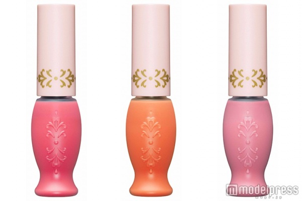リップ ステイン（左から）101ブルーピンク、102イエローオレンジ、103ソフトピンク／各2,500 円 (税抜）／画像提供レ・メルヴェイユーズ ラデュレ