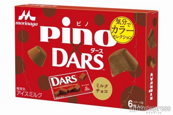 ダース×ピノのコラボアイス！とろける濃厚ミルクチョコ（画像提供：森永乳業株式会社）