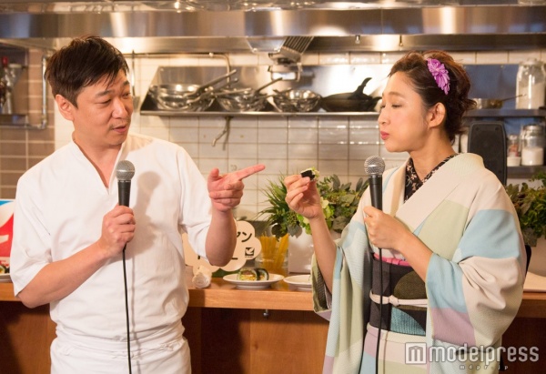 「オステリアルッカ」の枡谷周一郎シェフと妻で北陽の虻川美穂子（画像提供：saitaPULS）