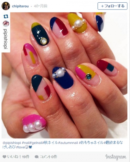 タッキーネイル／chipitarouさんInstagramより
