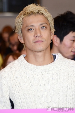 金髪姿が話題を呼んでいる小栗旬／映画『信長協奏曲』試写会イベントより（C）モデルプレス