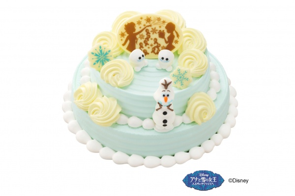 サーティワン「アナ雪」ケーキ再び　エルサの手作り感を再現／（C）Disney