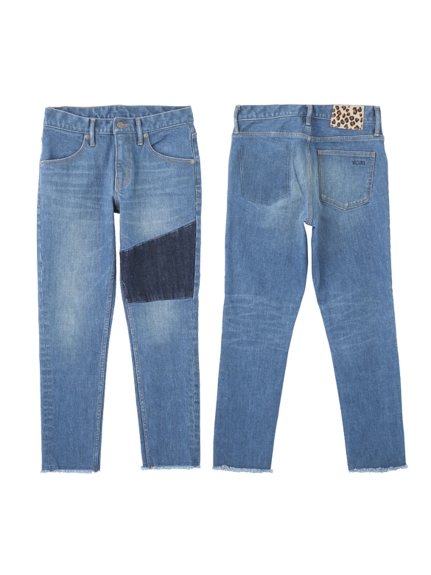 DENIM PATCH PANTS