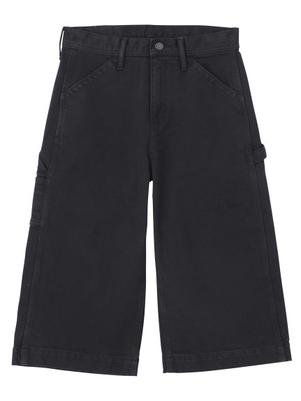 DENIM PAINTER CROPPED PANTS