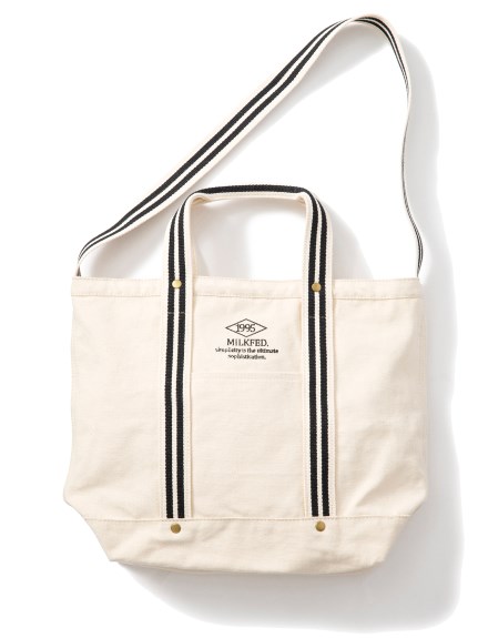 EMBROIDERED CANVAS 2WAY BAG