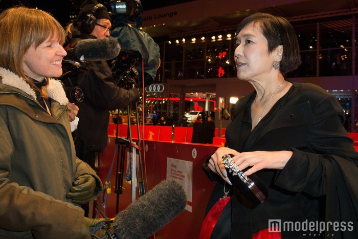 桃井かおり／「第66回ベルリン国際映画祭」オープニングセレモニーレッドカーペットより