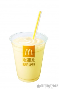 「マックシェイク はちみつレモン」Sサイズ120円、Mサイズ200円（税込）※画像はイメージ、商品は紙カップにて提供