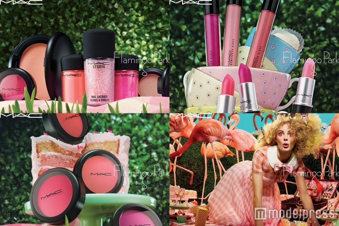 『M･A･C』の“フラミンゴ”カラーで春メイク完成！／画像提供M･A･C